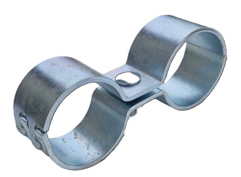 Obejma uchwyt rurociągu dojarki 1 1/2" x 50 - 50x50 ósemka