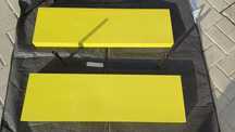 Conjunto de 2 prateleiras IKEA Lack verdes