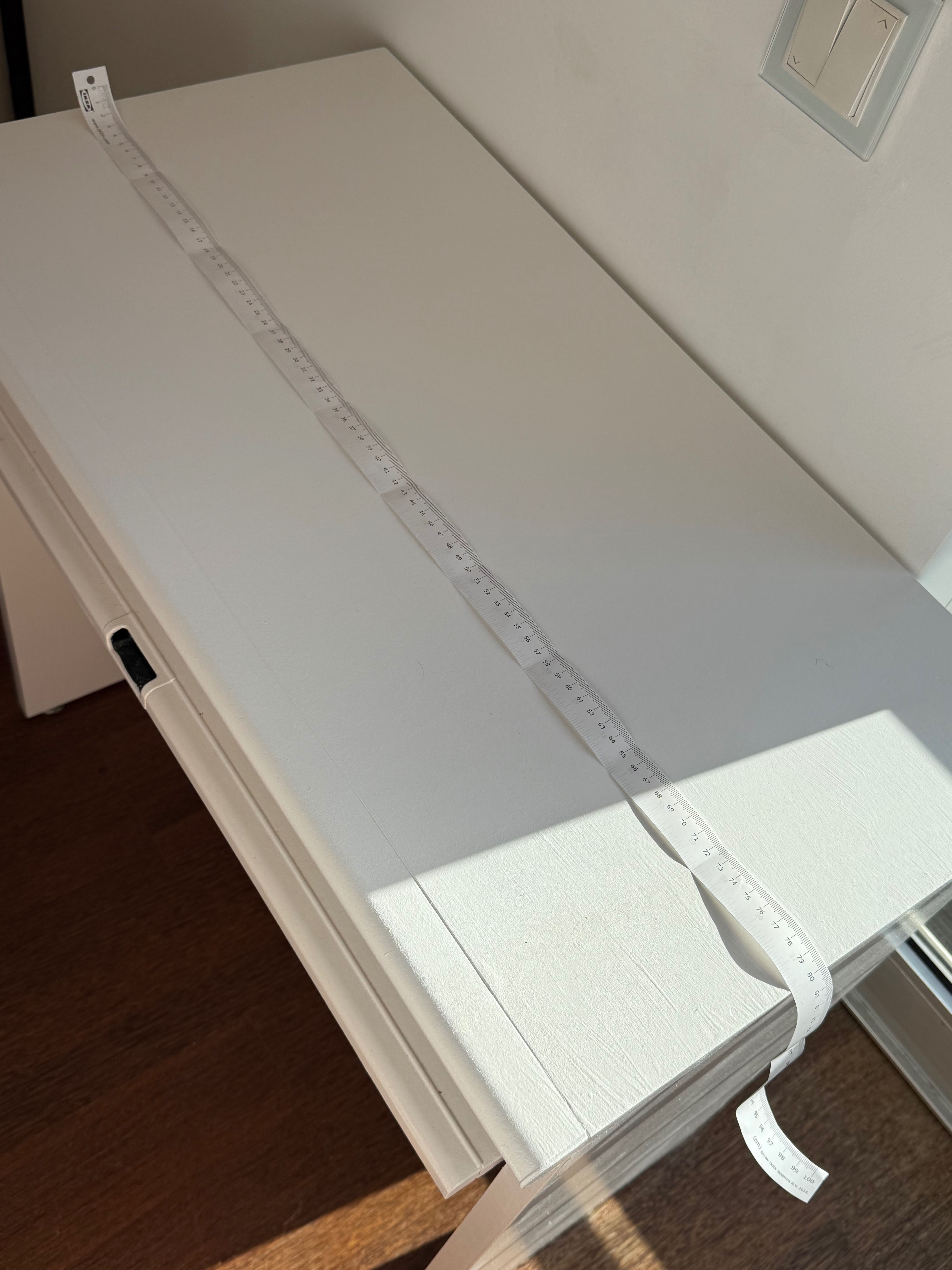 Secretária branca – 80x43x73 cm