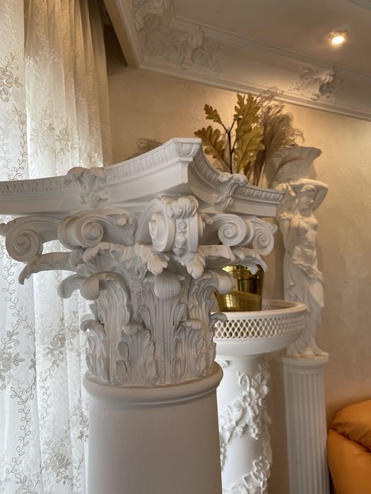 Колони з гіпсу для декору