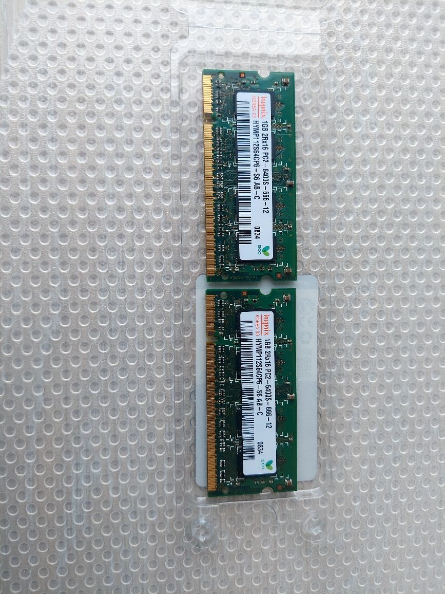 Оперативная пам'ять для ноутбука DDR2 Hynix 1 ГБ 2RX16
