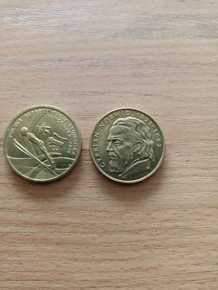 2 monety okolicznościowe