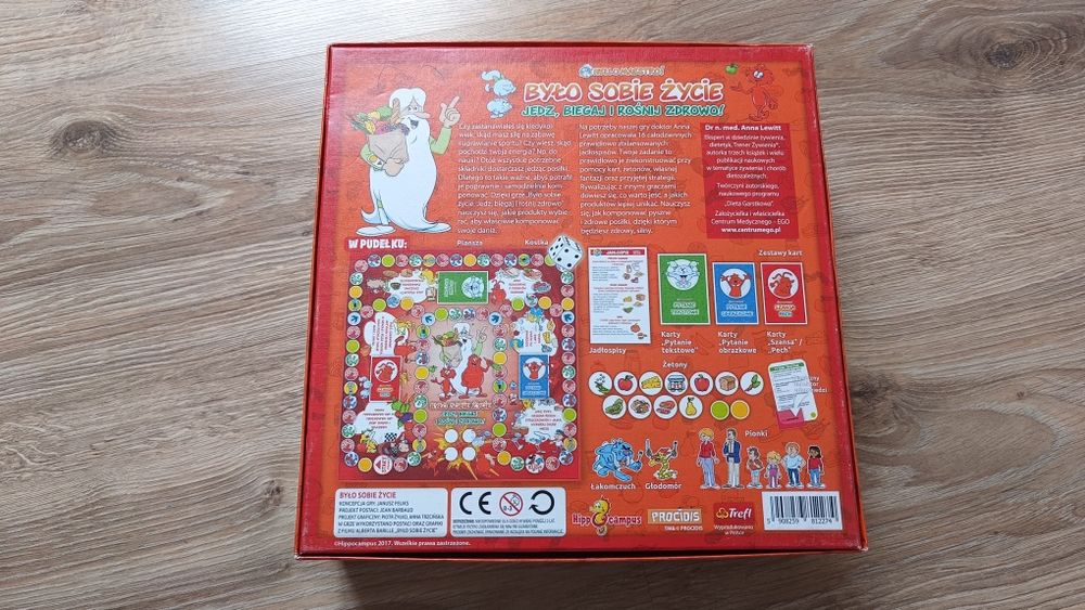 Gra edukacyjna Było sobie życie Jedz,biegaj i rośnij zdrowo, 7+,