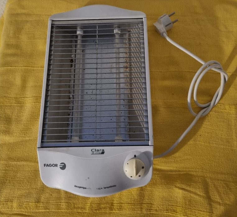 Aquecedor de Pés a trabalhar