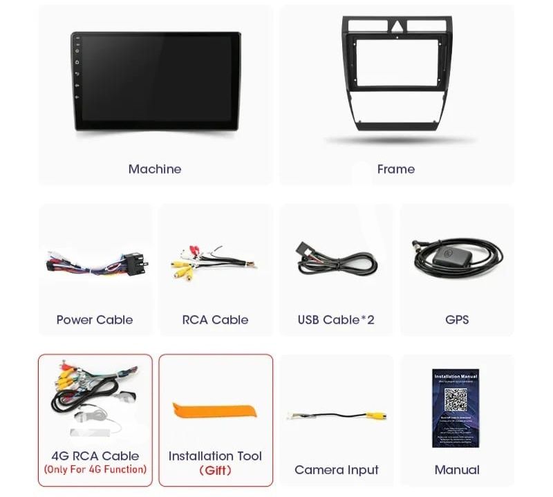 Radio Android AUDI A6 C5 Stacja Multimedialna Nawigacja GPS