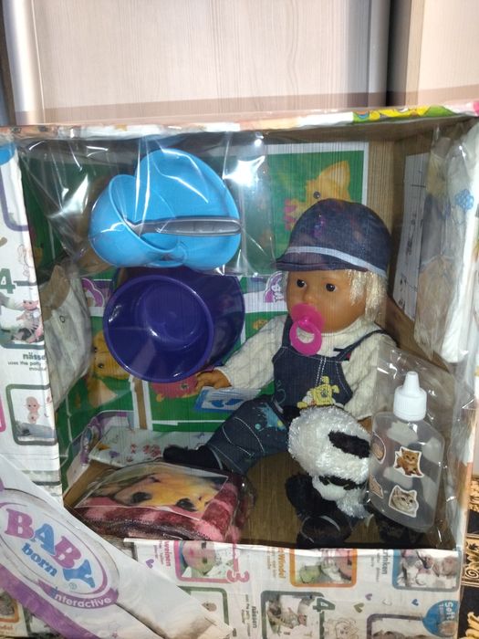 Беби Борн мальчик 45 см оригинал в коробке с аксессуарами