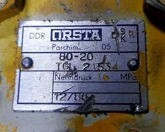 POMPA hydrauliczna silnik orbitrol hydromotor ORSTA 80-20 TGL 21534