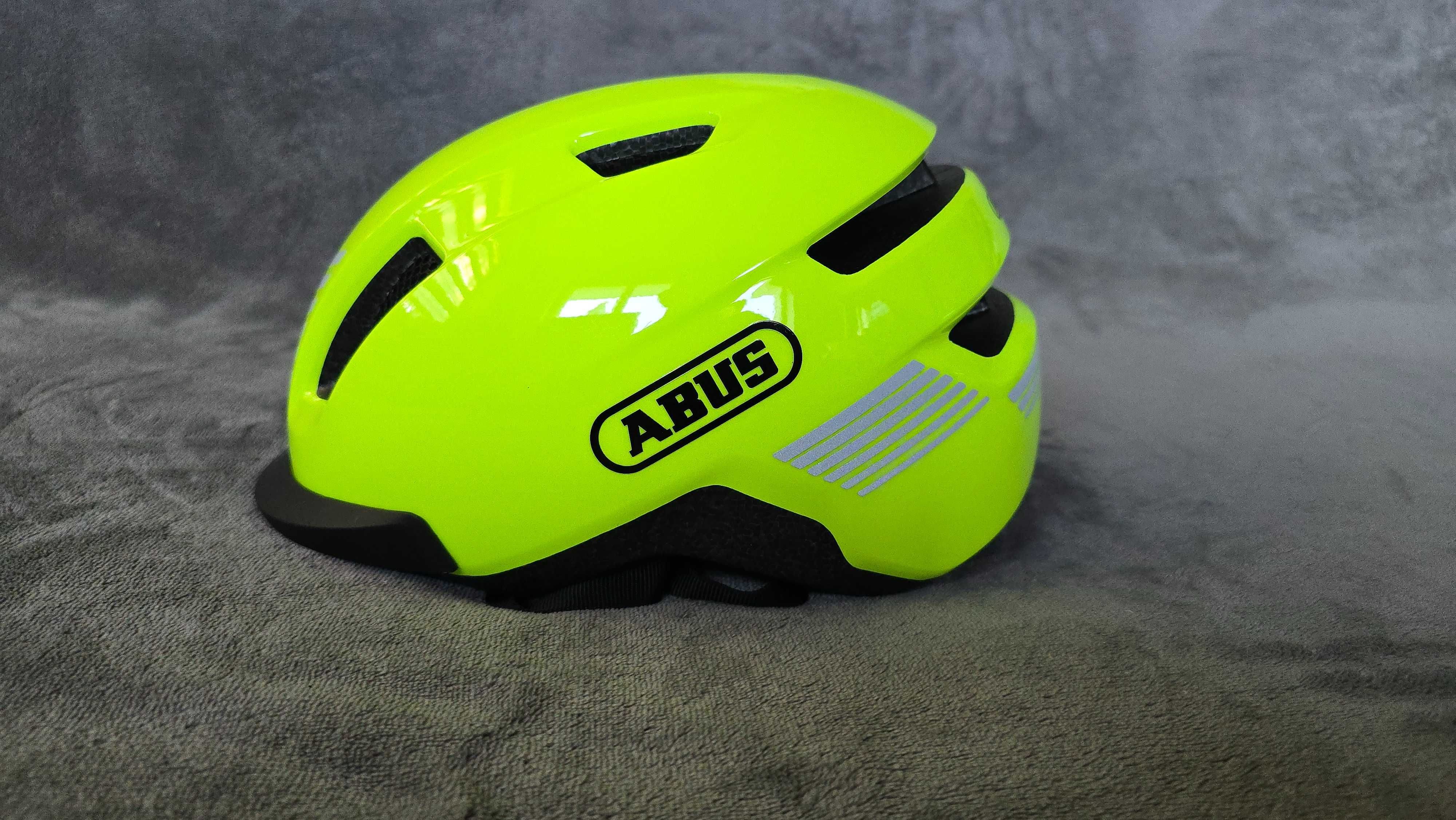 Kask rowerowy Abus Purl-y Signal Yellow rozm M 54-58