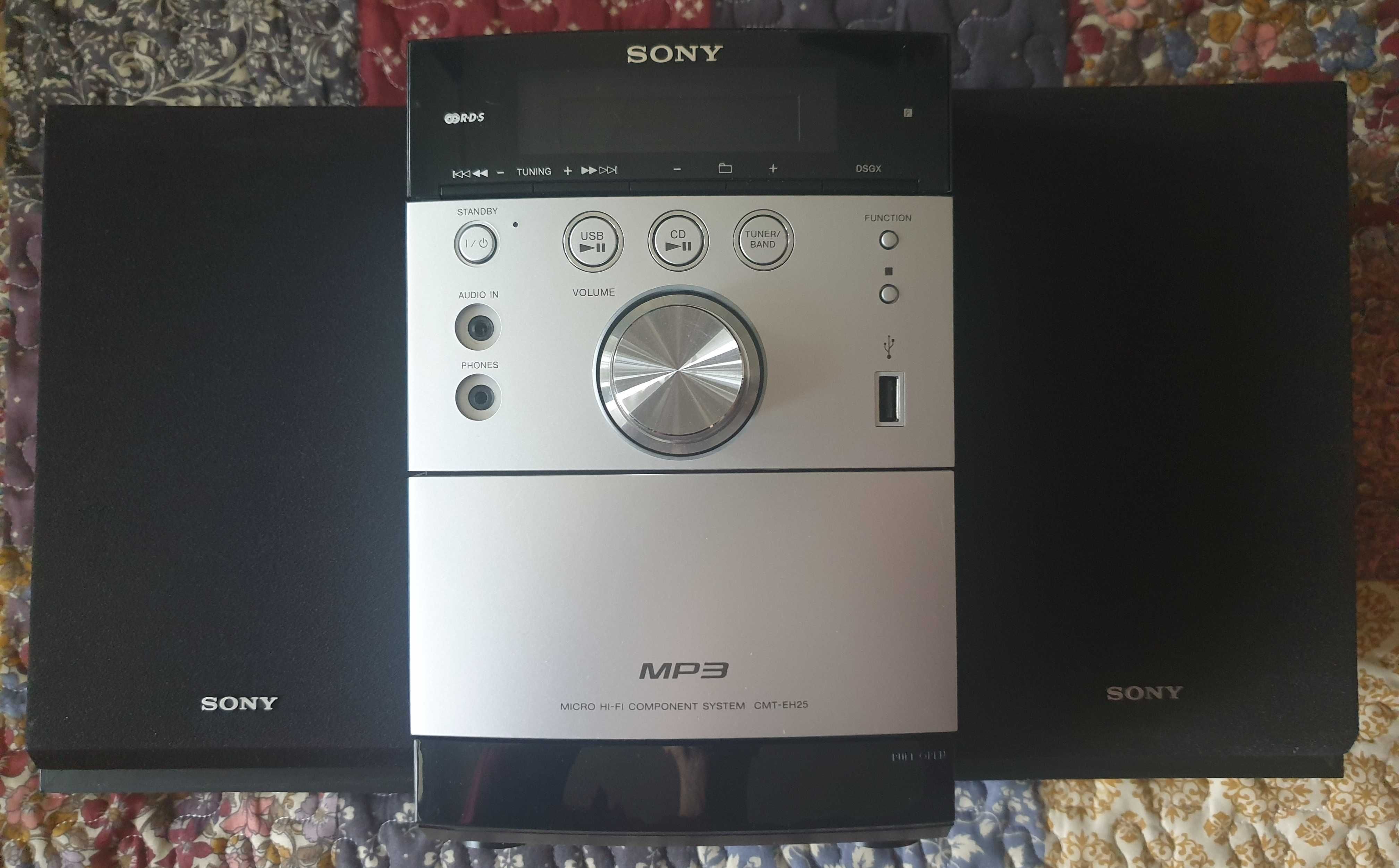 Wieża SONY HCD-EH25 - CD,USB,AUX, RADIO, MP3, Magnetofon, Bluetooth