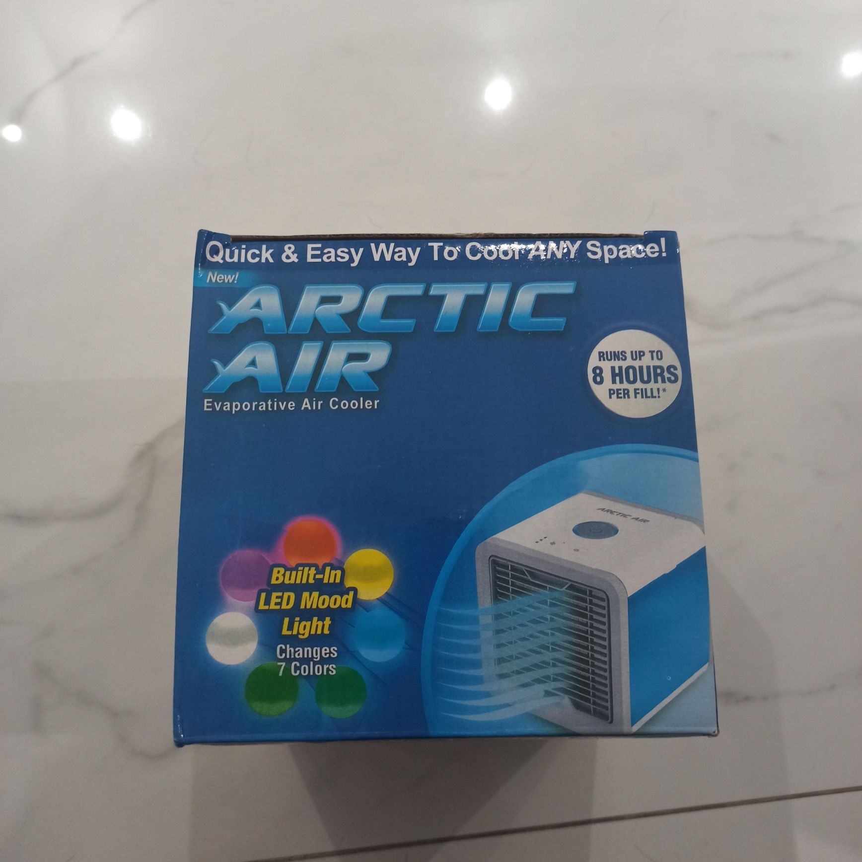 Przenośny klimatyzator Arctic Air na wodę, USB, LED