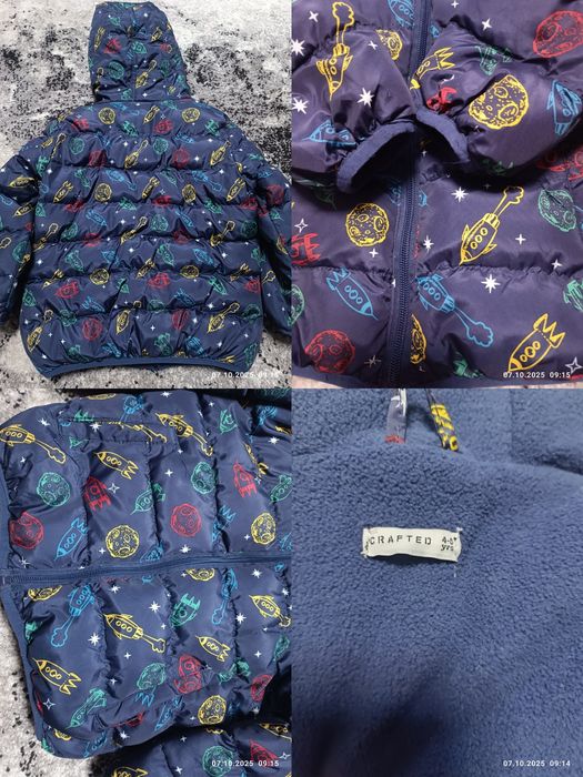 Теплі куртки Zara 116см для двійнят