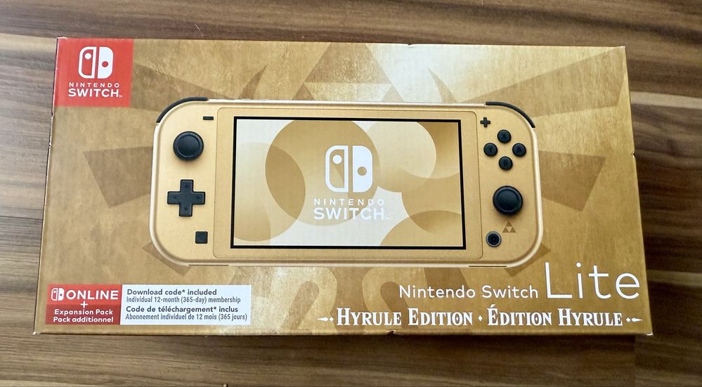 Nintendo Switch Lite Hyrule - Nova, Selada, com Fatura