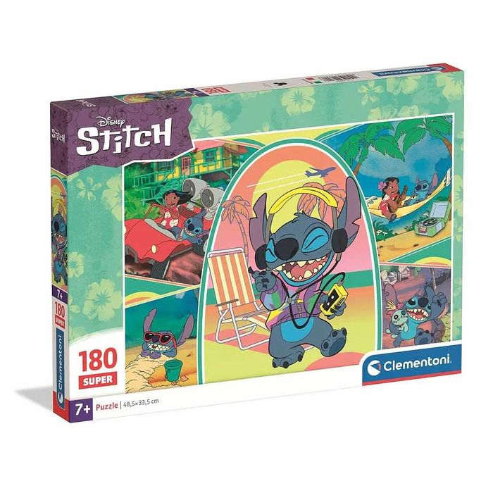 Puzzle Clementoni Lilo & Stitch Super 48,5x33,5cm 180 peças