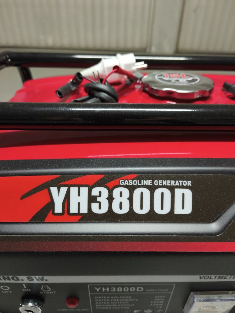 Gerador a gasolina monofásico 3000watts arranque eléctrico