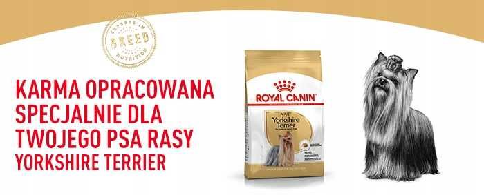 Promocja ROYAL CANIN YORKSHIRE york adult 15 kg + gratis