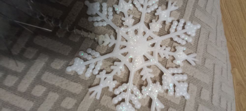 Opaska śnieżynka dodatek do stroju np.aniołka NOWA