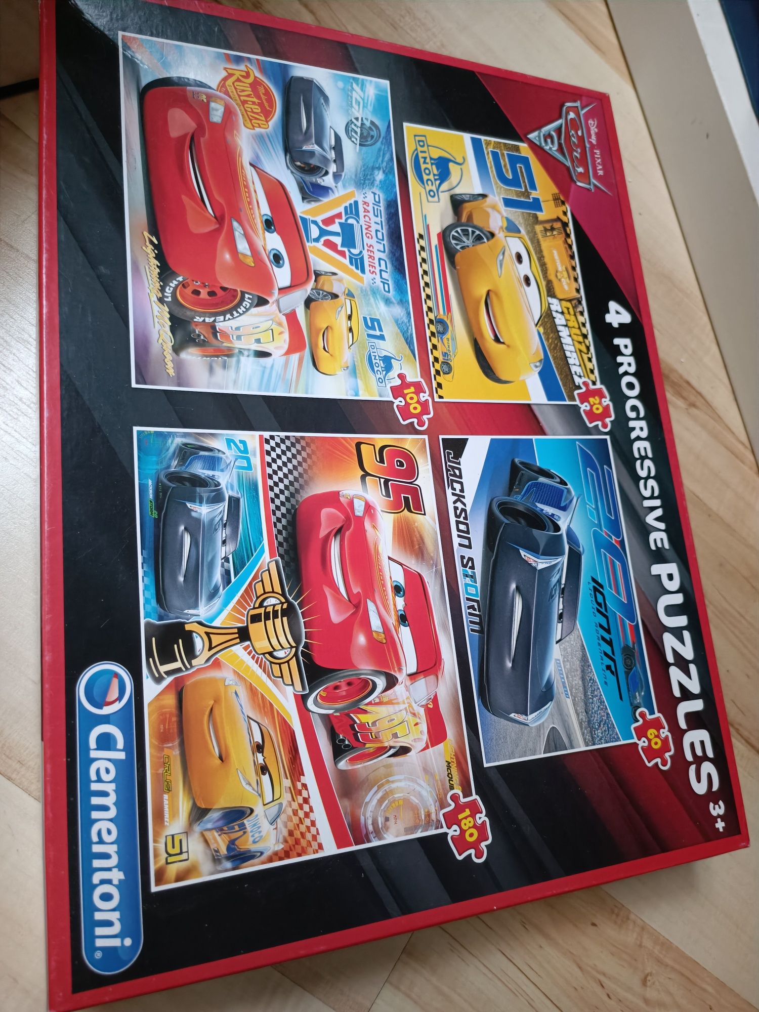 Puzzle Autka Cars Kubuś Puchatek