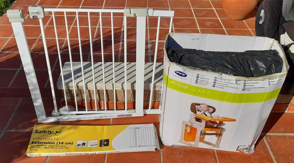 Cadeira auto e papá