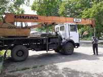 Услуги автокрана 16 тонн