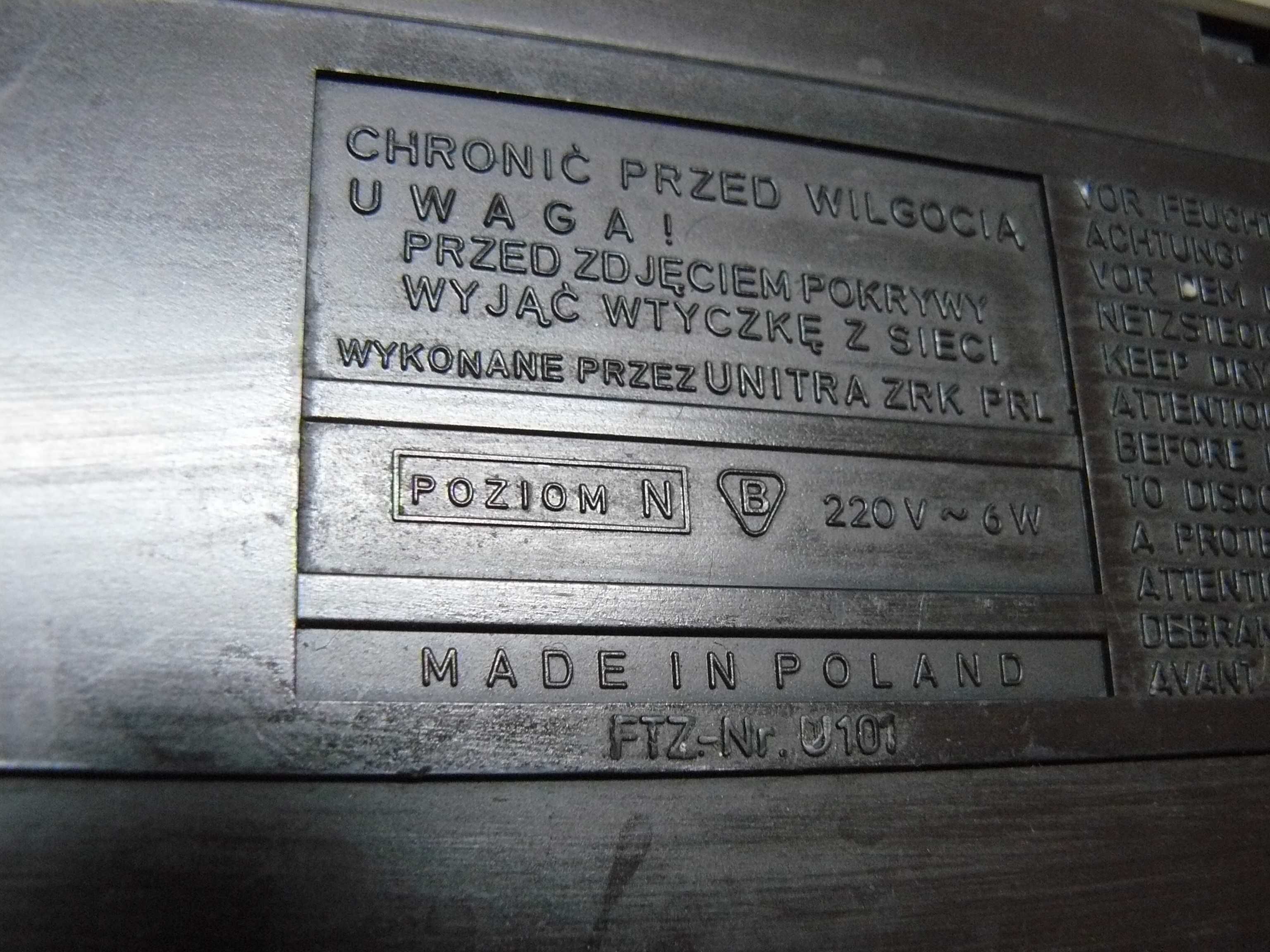Unitra Kasprzak radiomagnetofon RM 222 automatic sprawny