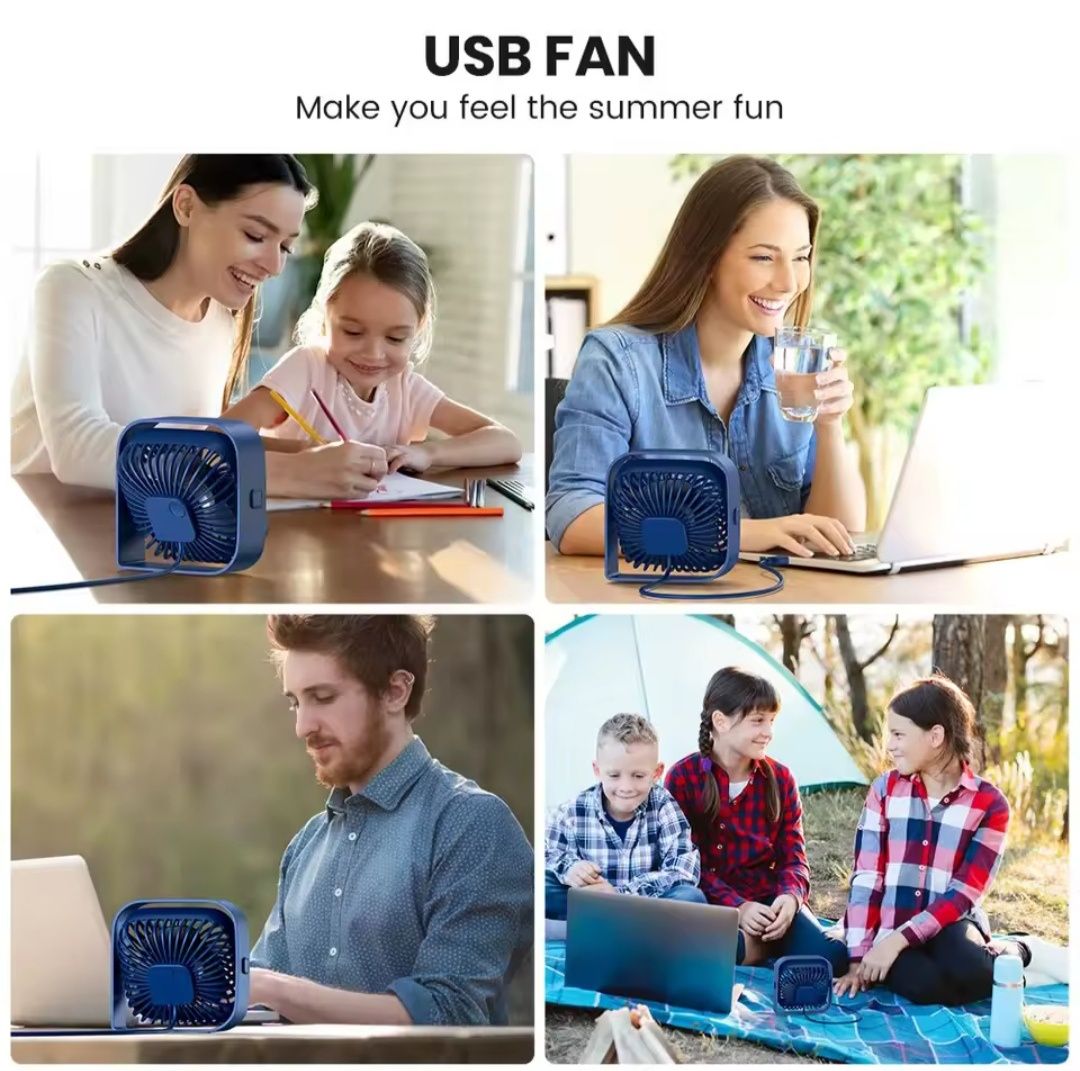 TOPK портативный USB- вентилятор.