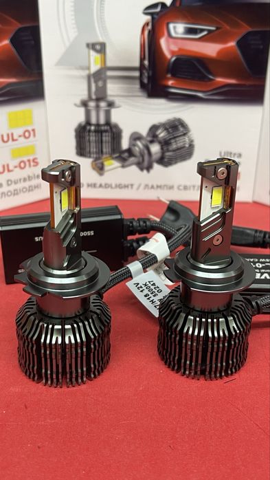 LED лампи Drivex UL-01 H1 H4 H7 H11 H8 H9 HB3 HB4—5500К/ГАРАНТІЯ 18міс