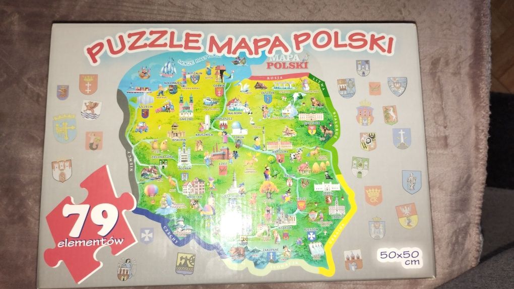 Puzzle Mapa Polski