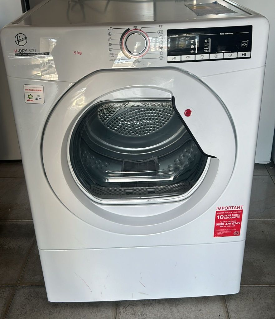Máquina de secar roupa hoover 9kg Exaustão