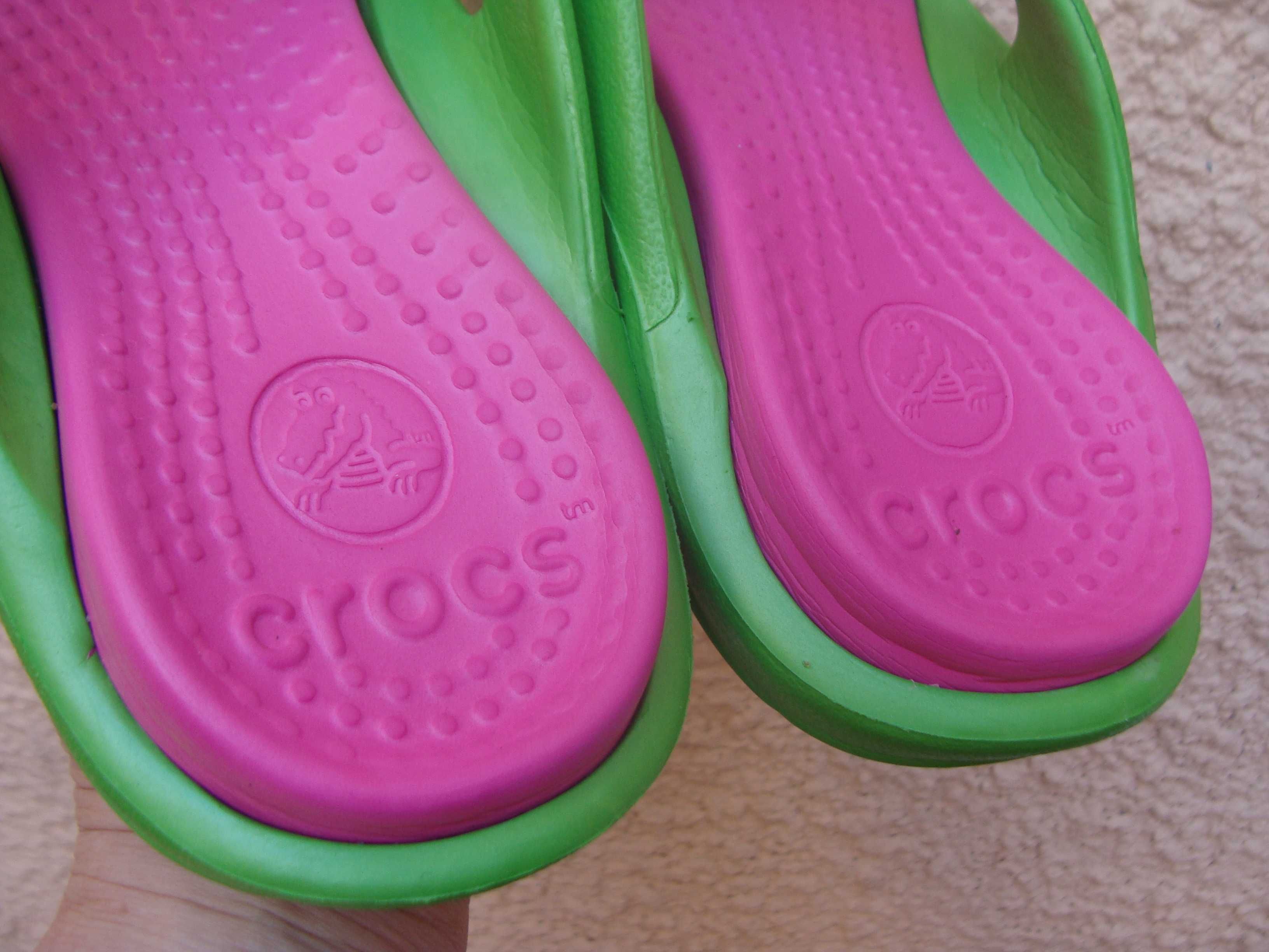 39/25 см кроксы crocs босоножки шлепанцы М 5 W 7 новое состояние