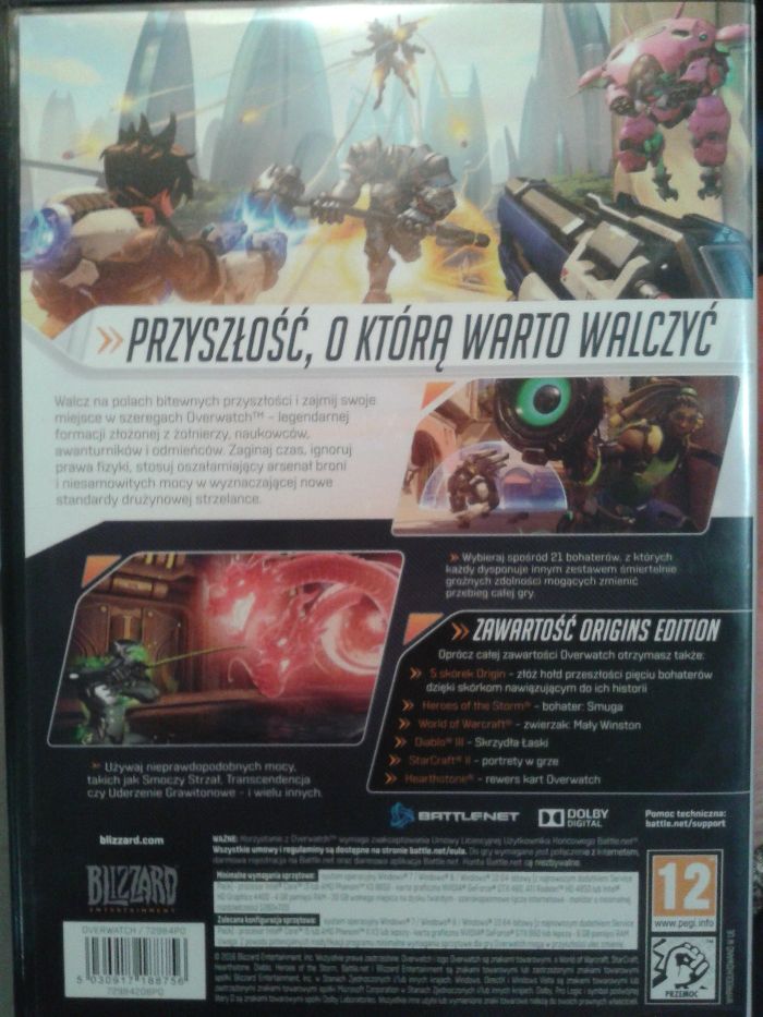 Gra komputerowa PC Anno 2070, Overwatch complete edition oryginal
