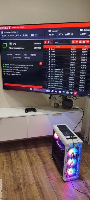 Ігровий ПК Xeon e5 2690v3/DDR4 32gb/RX480 8gb/m2 nvMe 256gb/HDD 1TB