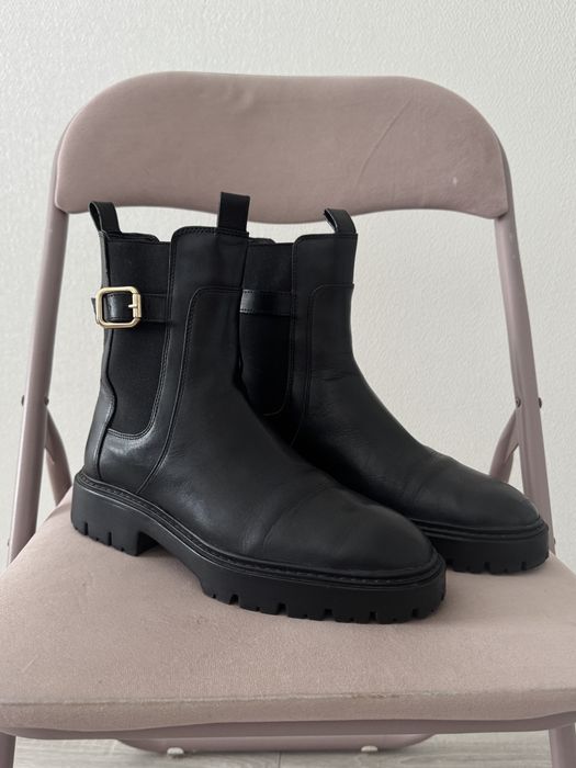Шкіряні черевики  zara 39 розмір