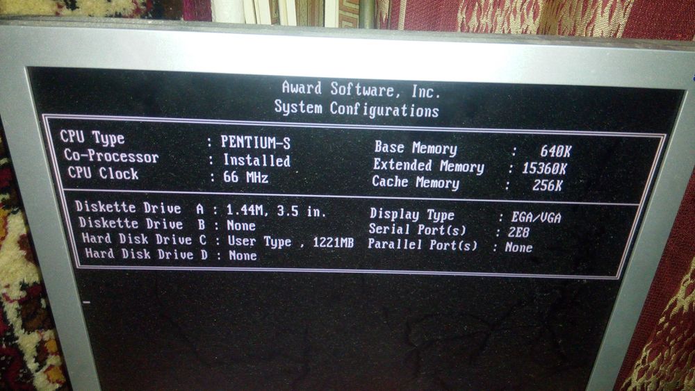 Компьютер пентиум 66