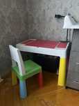 Стол и стул детский Tega Baby Multifun,набор стол и стул Лего Lego