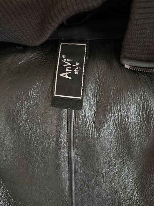 Натуральна куртка, шуба, бомбер Anvi Style