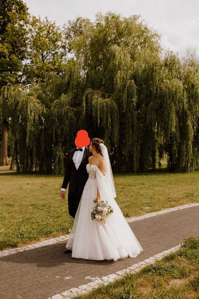 Skunia ślubna rozmiar S