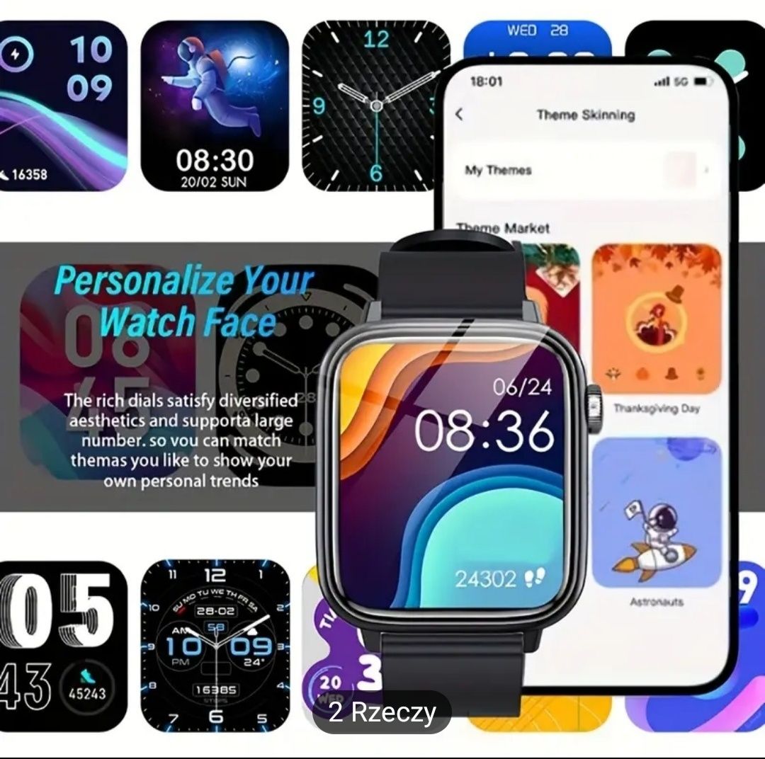 Smart Watch trybów 100+, wodoodporny