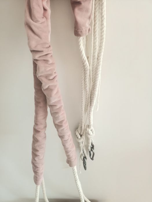 Huśtawka dla dziecka welur hand made