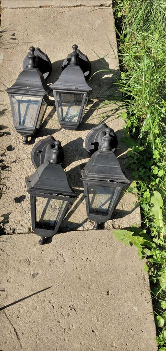 Lampy ogrodowe używane  zestaw kinkiet