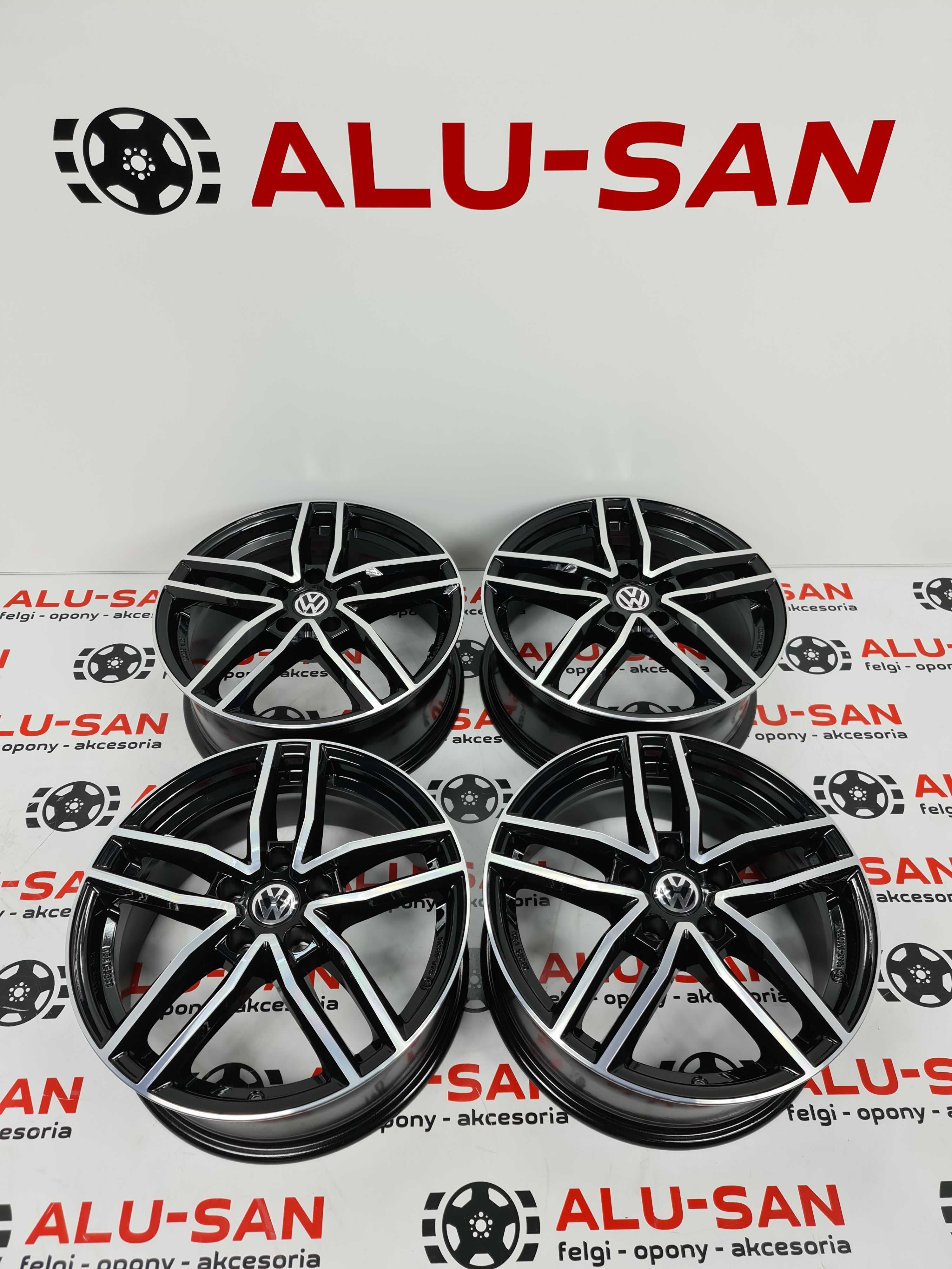 Nowe alufelgi VW 17" 5x112 PASSAT B5 B6 B7 B8 CC SCIROCCO Czarne