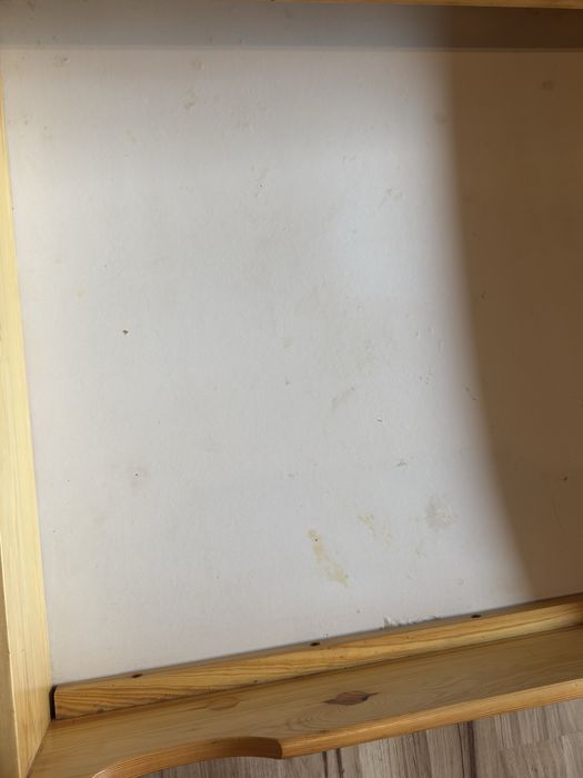Zestaw mebli sosnowych – łóżko, biurko i komoda – Elbląg