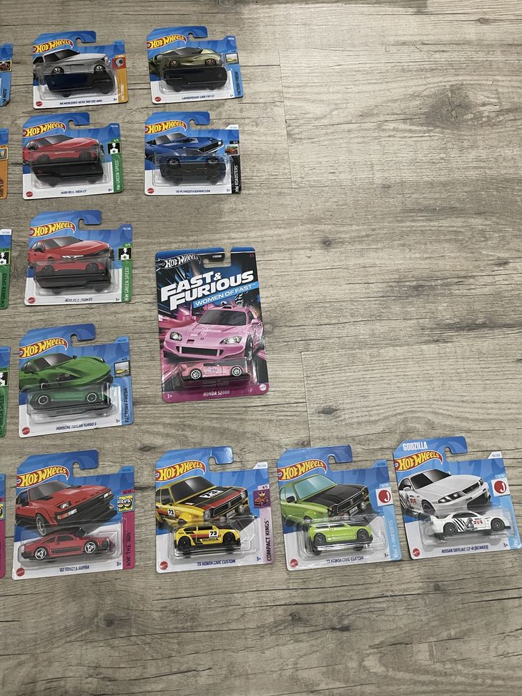 HotWheels BMW - NISSAN - MCLAREN - HONDA - TREASURE HUNT