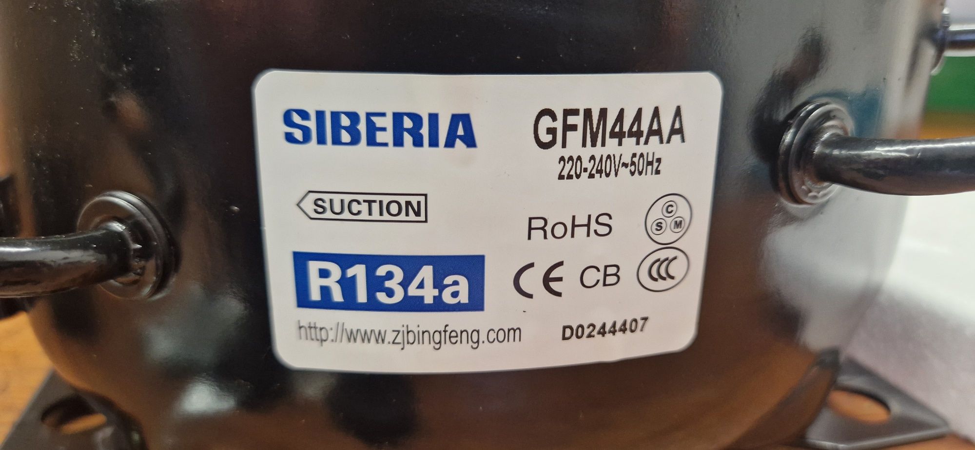 Compressor Ibéria GFM 44AA baixa 1/6 cv