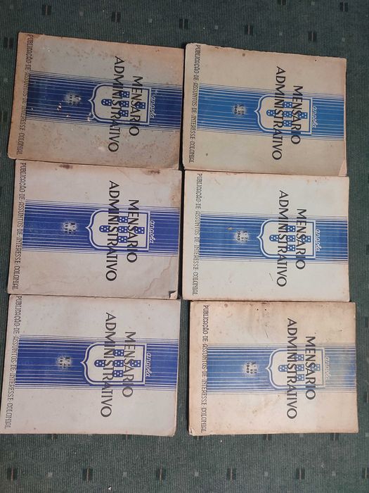 Angola Mensário Administrativo - 16 Vol - Anos 40 e 50