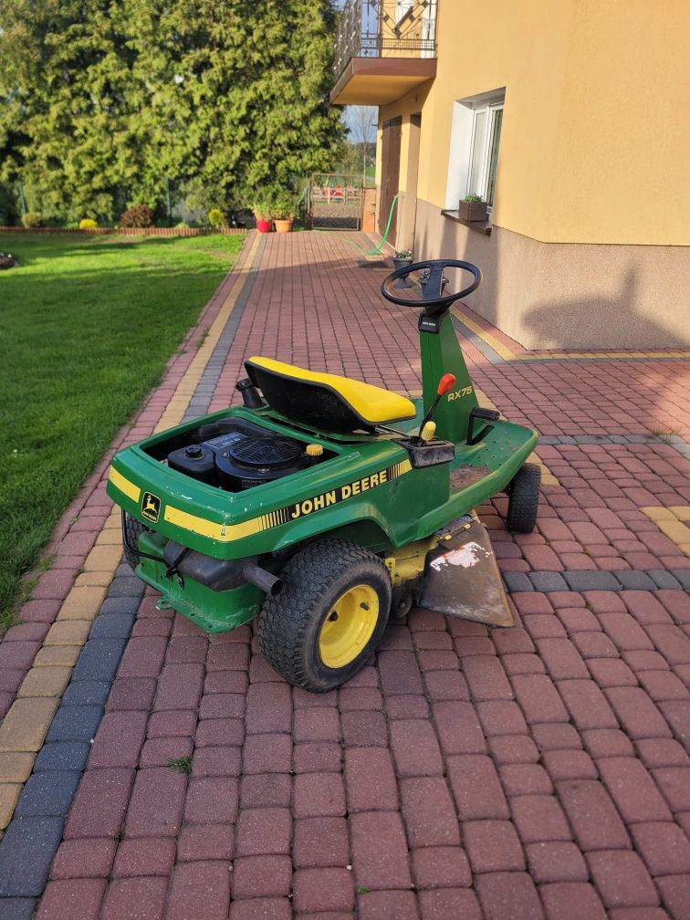 Traktorek kosiarka John deere rx75