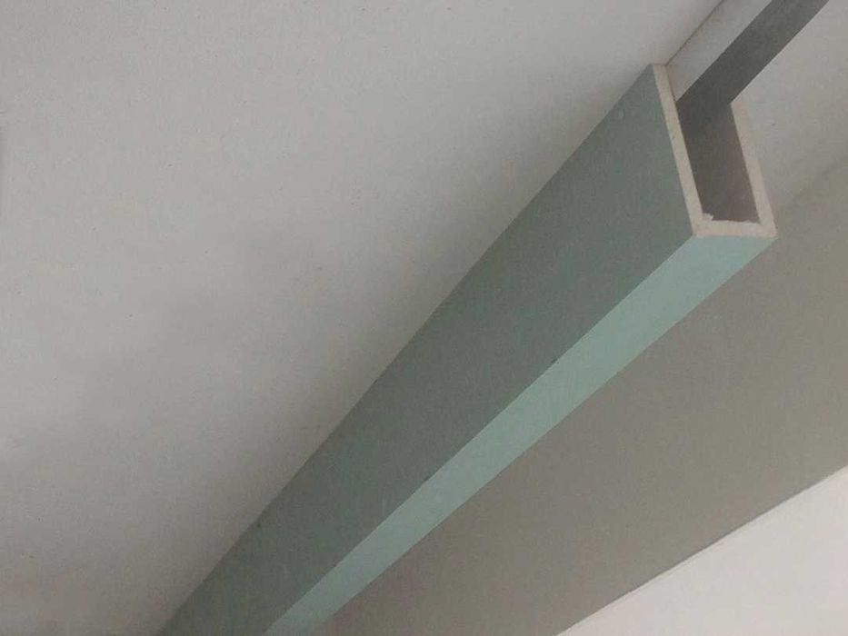 System SPG - kątownik GK obudowa rury karnisza sufit podwieszany LED