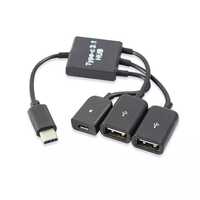 USB-C HUB, 2 usb ports com carregamento simultâneo