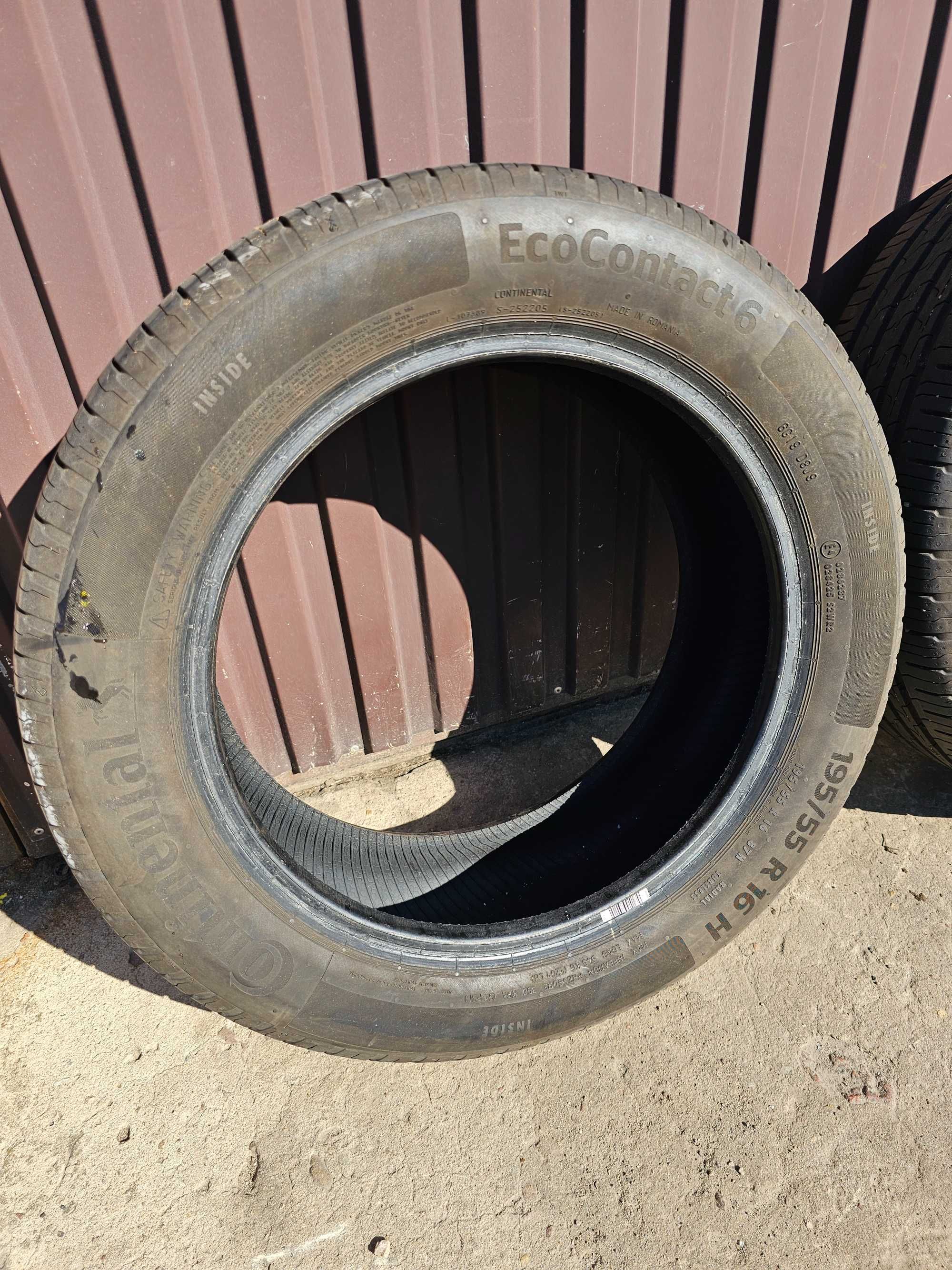 Opony Lato Continetal EcoContact 6 195/55R16 2023 ROK