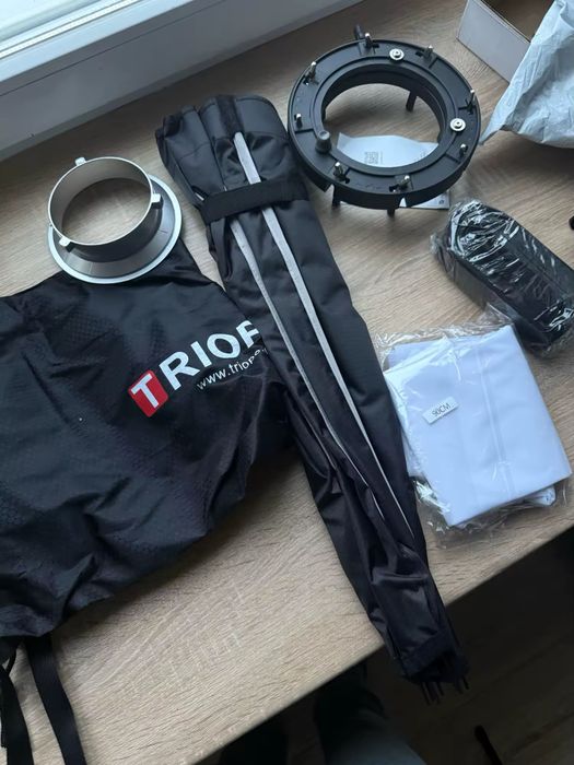 Восьмиугольный софтбокс 90 см TRIOPO K2 90 + Grid с креплением Bowens