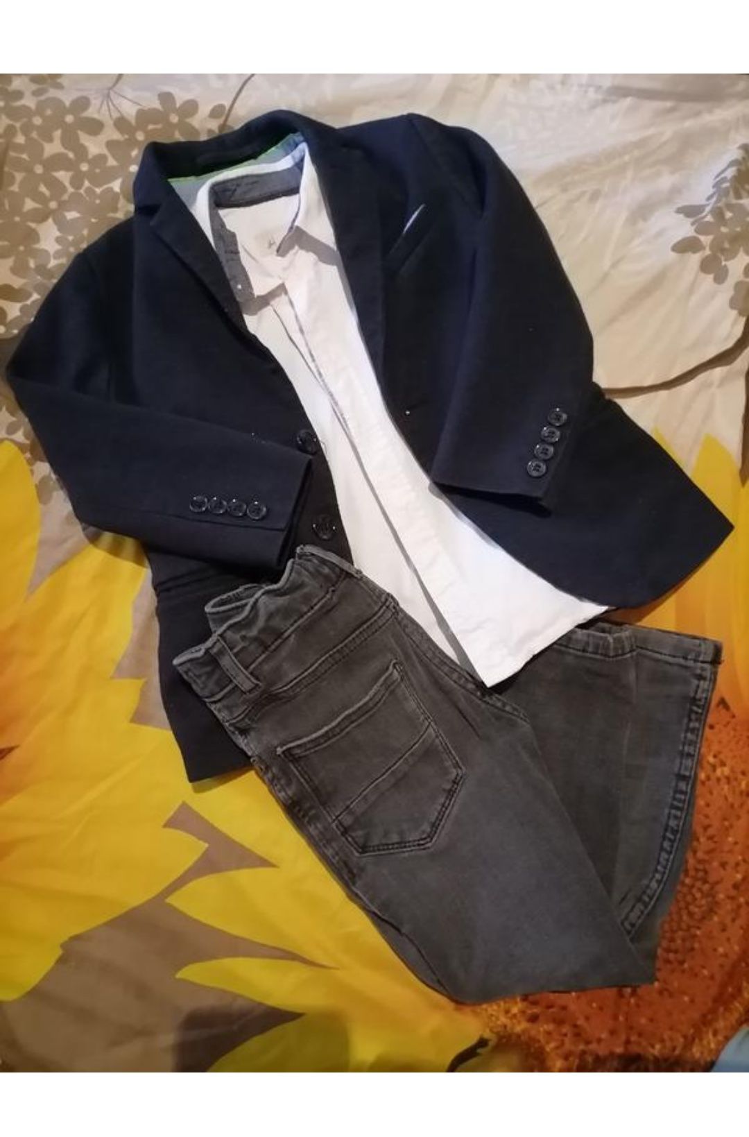 Готовий образ штани, джинсики, сорочка, піджак